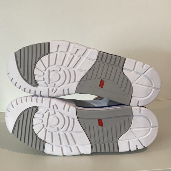 Nike Air Trainer 1 White Midnight Navy Medium Grey Size 9.5 - Picture 9 of 13